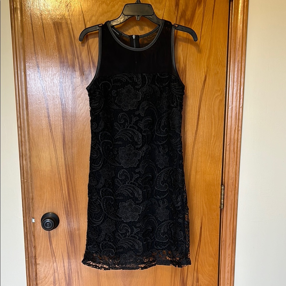 Elegant Black Lace Dress